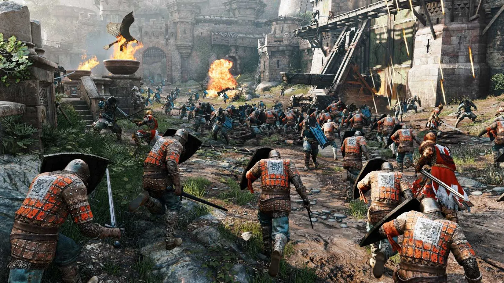 Captura de pantalla de una partida de For Honor