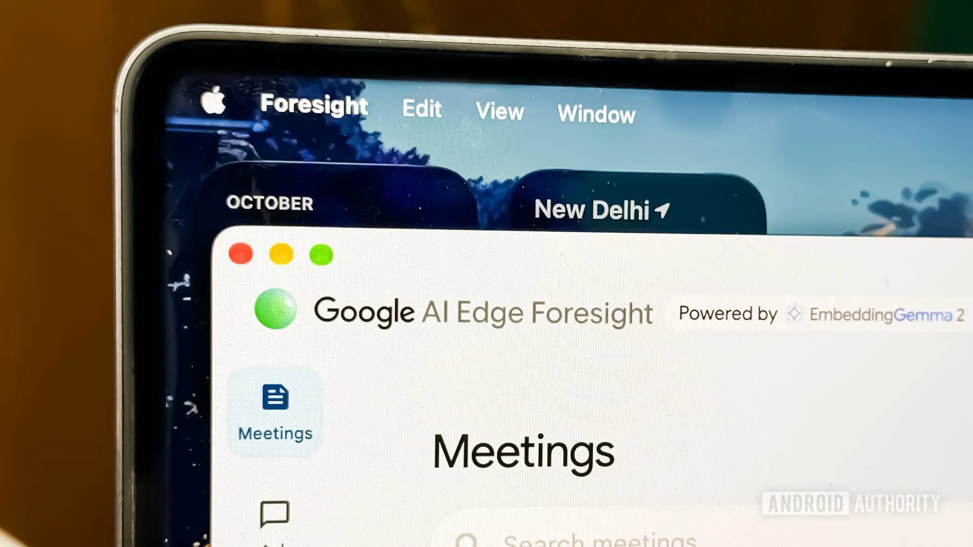 Google AI Edge Foresight, la app de notas para macOS