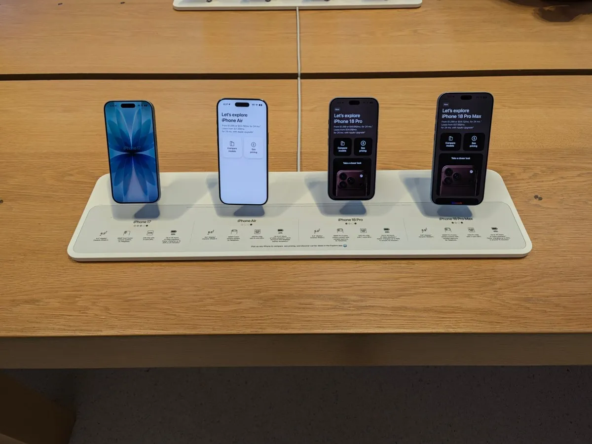 La gama actual de Apple: iPhone 17, iPhone Air, iPhone 18 Pro y iPhone 18 Pro Max