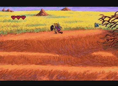 Zelda: The Wand of Gamelon mostrado en miniCDi, uno de los juegos que puede bloquearse por el sondeo de la cruceta