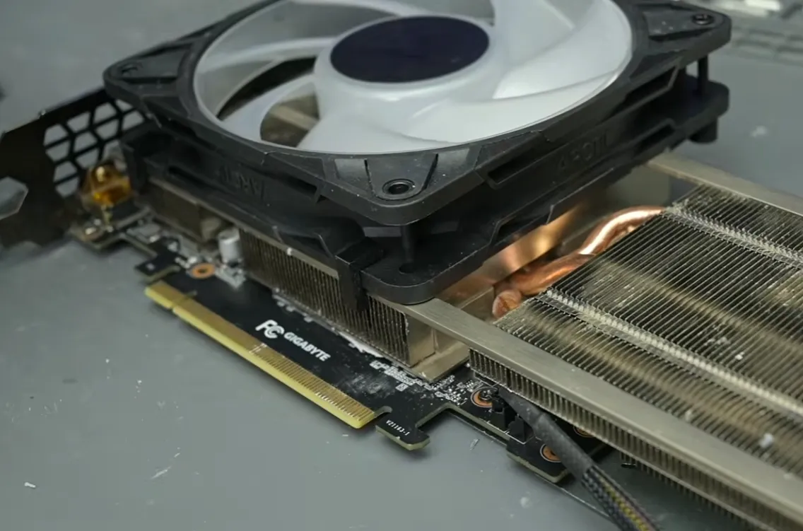 Resultados de rendimiento de la RTX 3060 modificada con el disipador de una RTX 4090