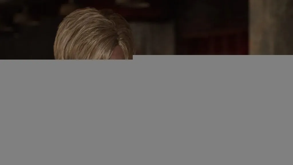 Fotograma de Silent Hill 2 Remake emulado en el que solo se aprecia la cabeza del protagonista mientras el resto de la escena permanece sin renderizar