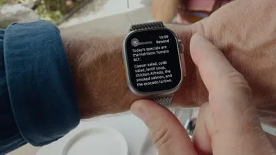 Función Live Rewind en el Apple Watch Ultra 4