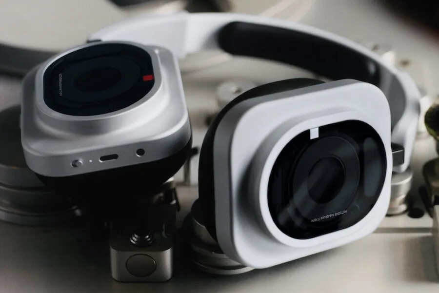 Bottom of the Nothing Headphone (1) Pro headphones