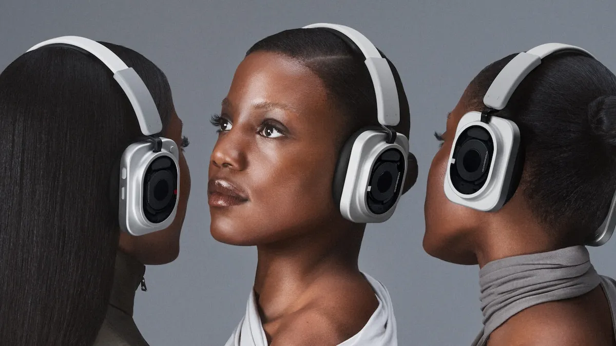 Nothing Headphone (1) Pro over-ear headphones in a light colour