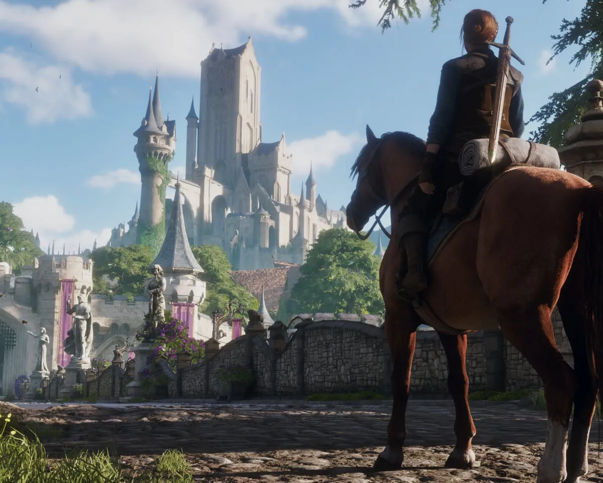 Vista de mundo abierto del reinicio de Fable