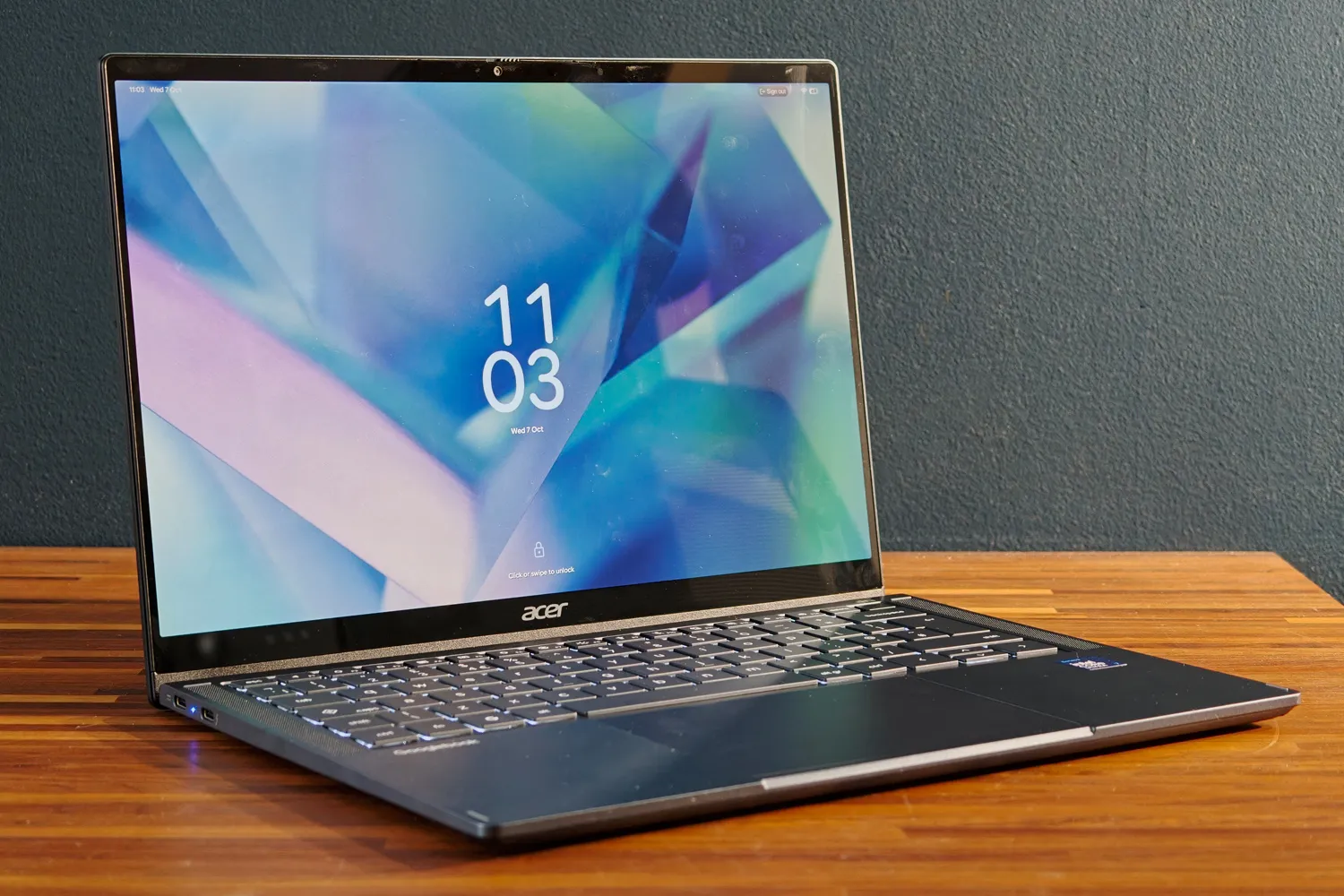 Pantalla de bloqueo del Acer Googlebook 14