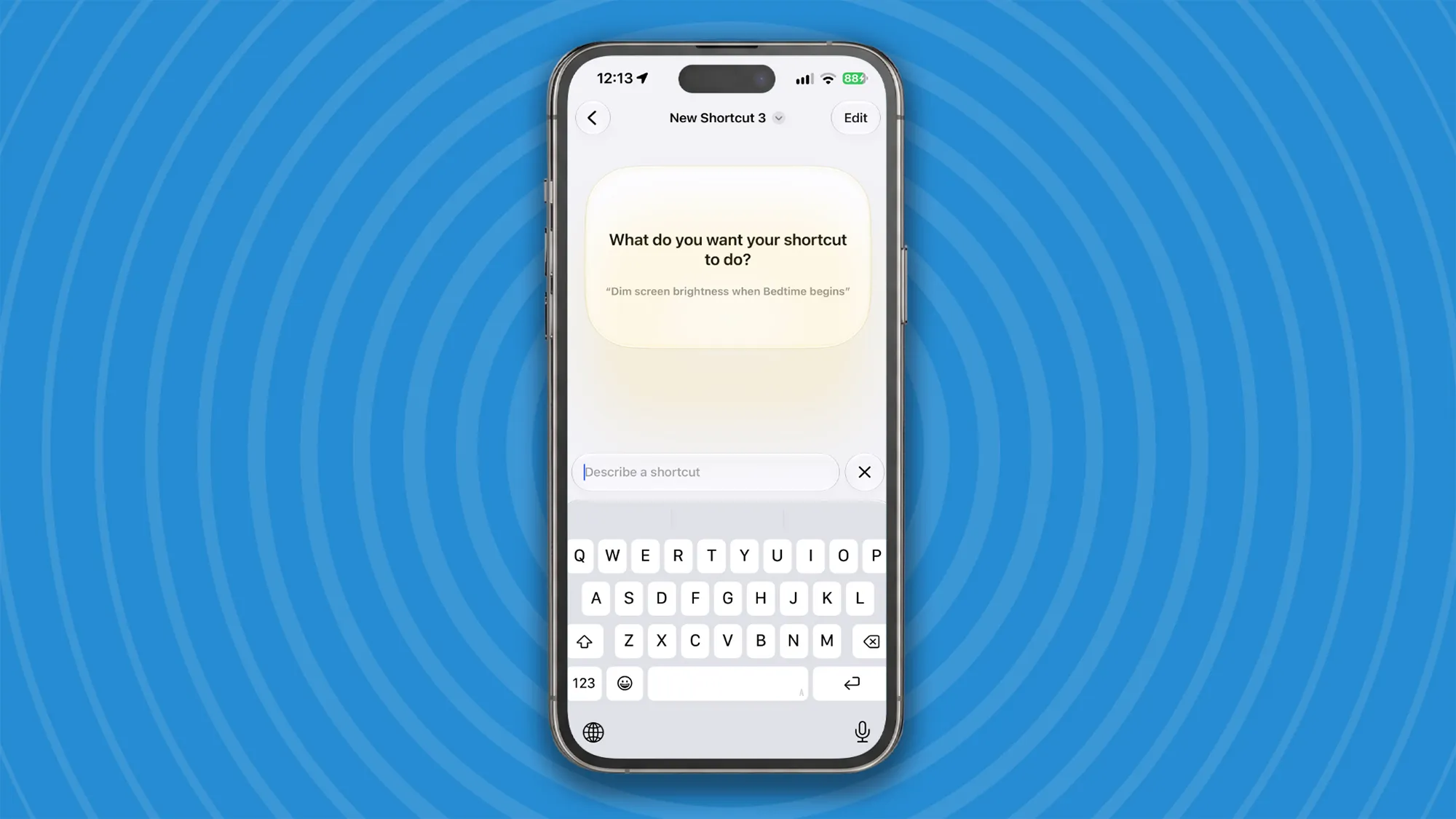 Creación de atajos con lenguaje natural en iOS 27