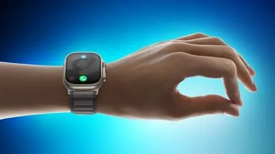 Gesto de toque con los dedos para usar el Apple Watch