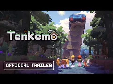 Mundo abierto de Tenkemo con paisajes y construcción