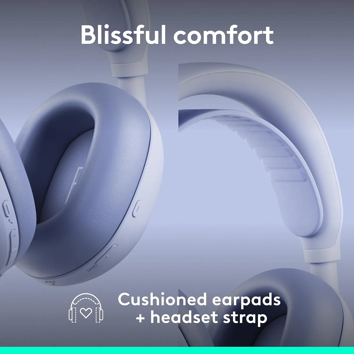 Detalle de los auriculares Logitech Zone Vibe Pro